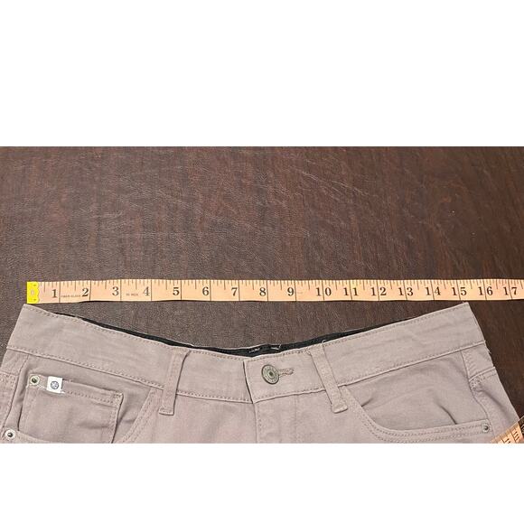 Curve Appeal 10/30 Gray Slim Tapered Jeans Stretch Denim Mid Rise Neutral Basic - Picture 7 of 12